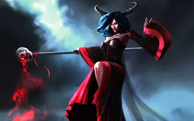 Enchantress of Shadows HD Fantasy Witch Wallpaper