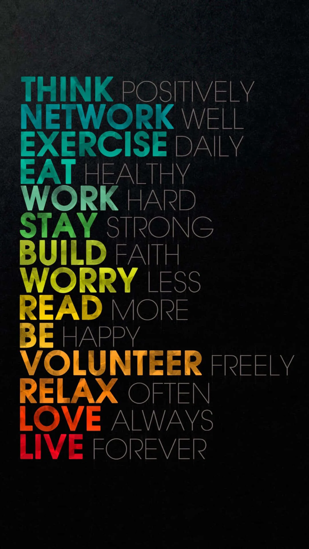 A Black Background With Words On It Wallpaper