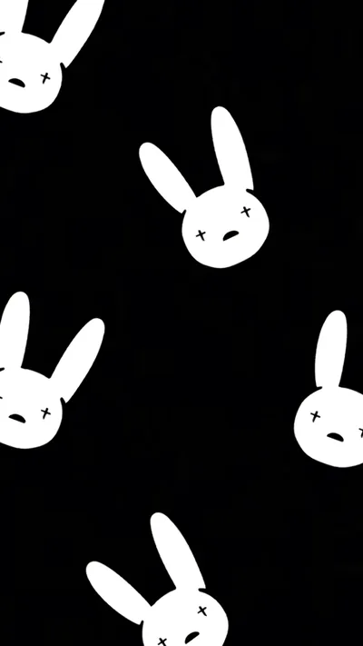 Black Bunny Wallpaper