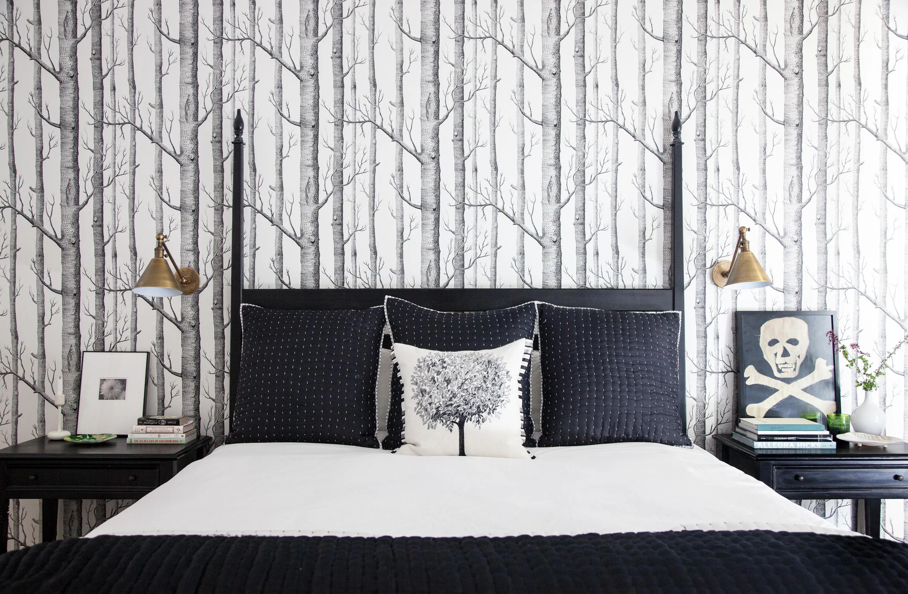 Black And White Wallpaper For Bedrooms