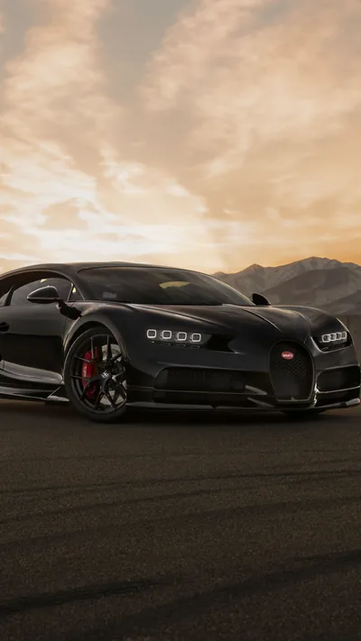 Bugatti Chiron Sport Wallpaper 4K, Hyper Sports Cars, Black cars