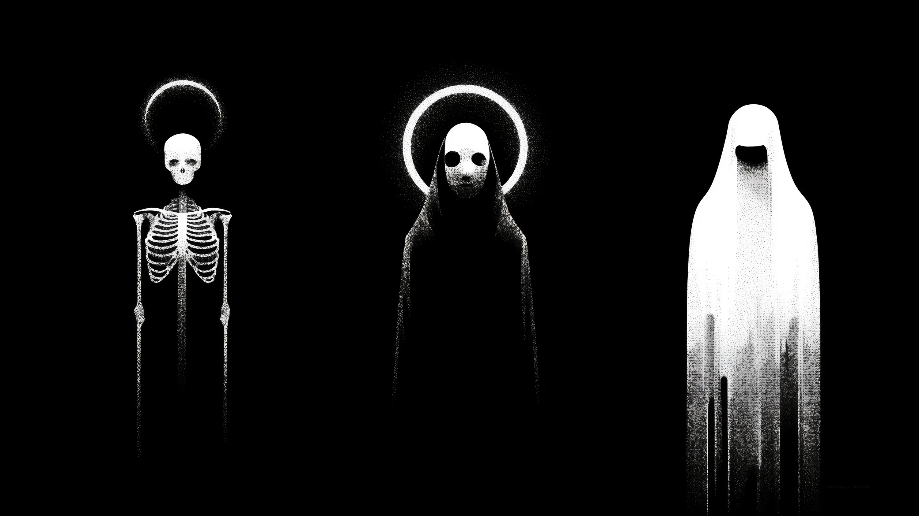 Black Horror Background Hd 4k