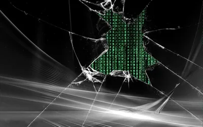 Shattered Tech Cracked Screen HD Wallpaper