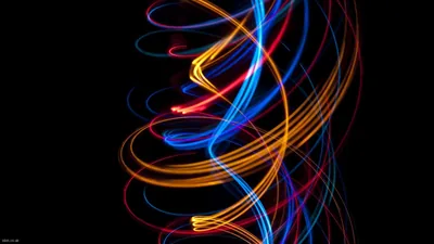 Long Exposure Light Spiral HD Wallpaper
