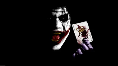 Bloody Card in a Purple Glove HD Wallpaper