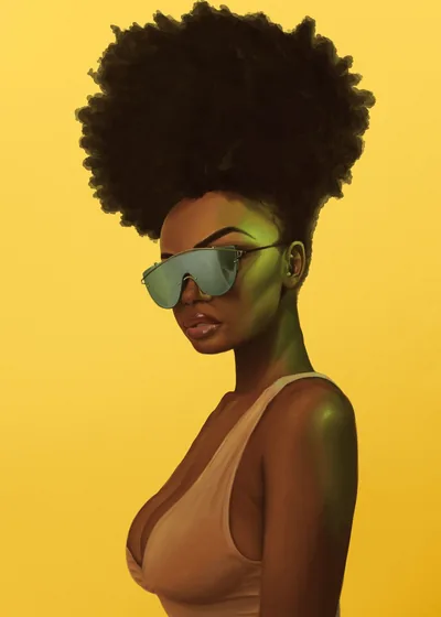 Black Woman Art Wallpaper