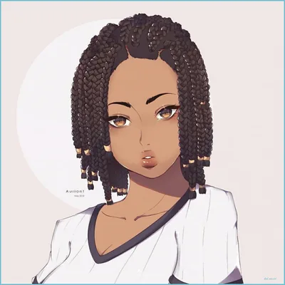 African Girl Anime Wallpapers