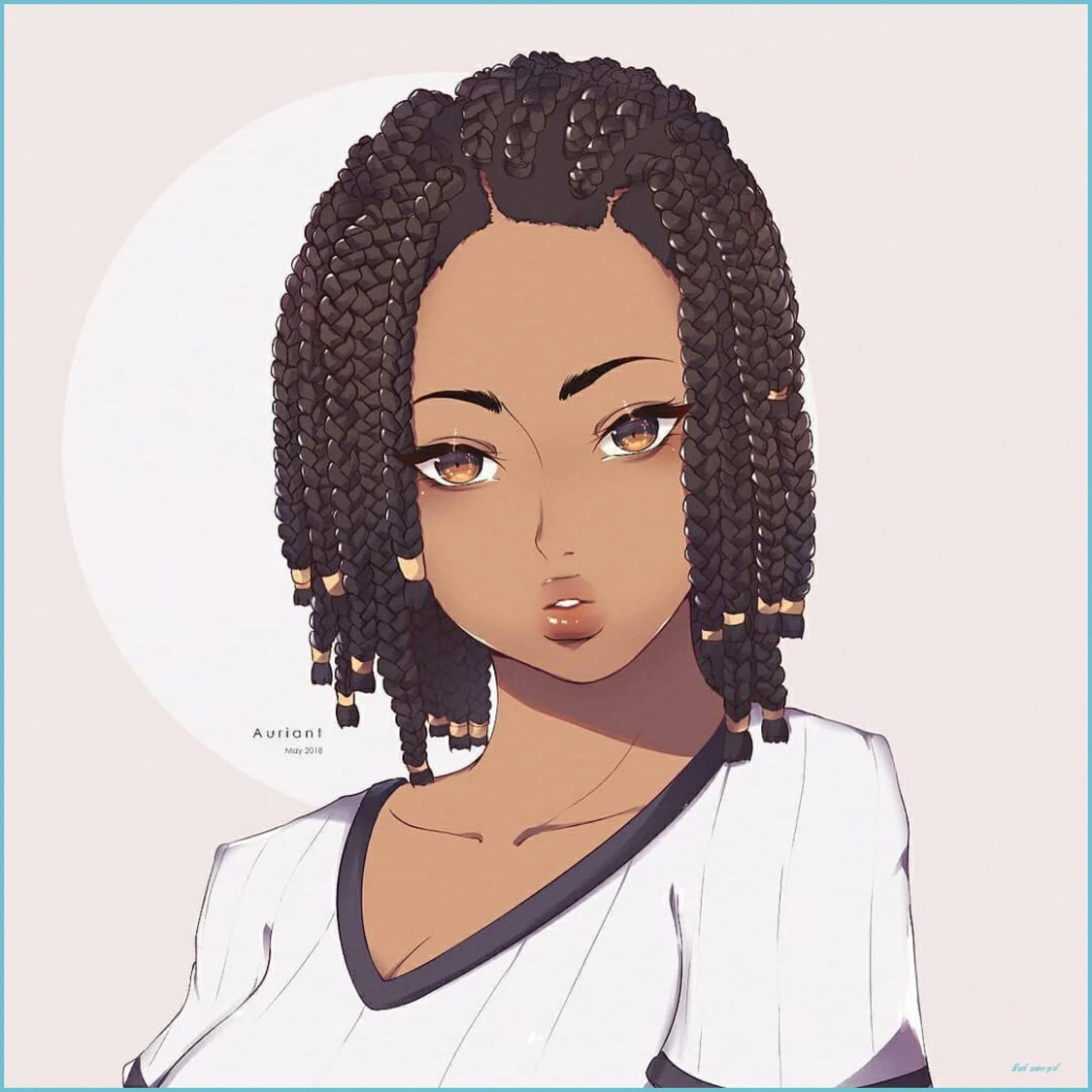 African Girl Anime Wallpapers
