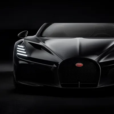 Bugatti W16 Mistral Wallpaper 4K, Black cars, Roadster, Hypercars