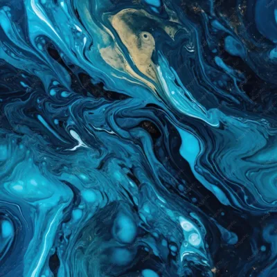 Blue Black Marble Wallpaper for iPhone