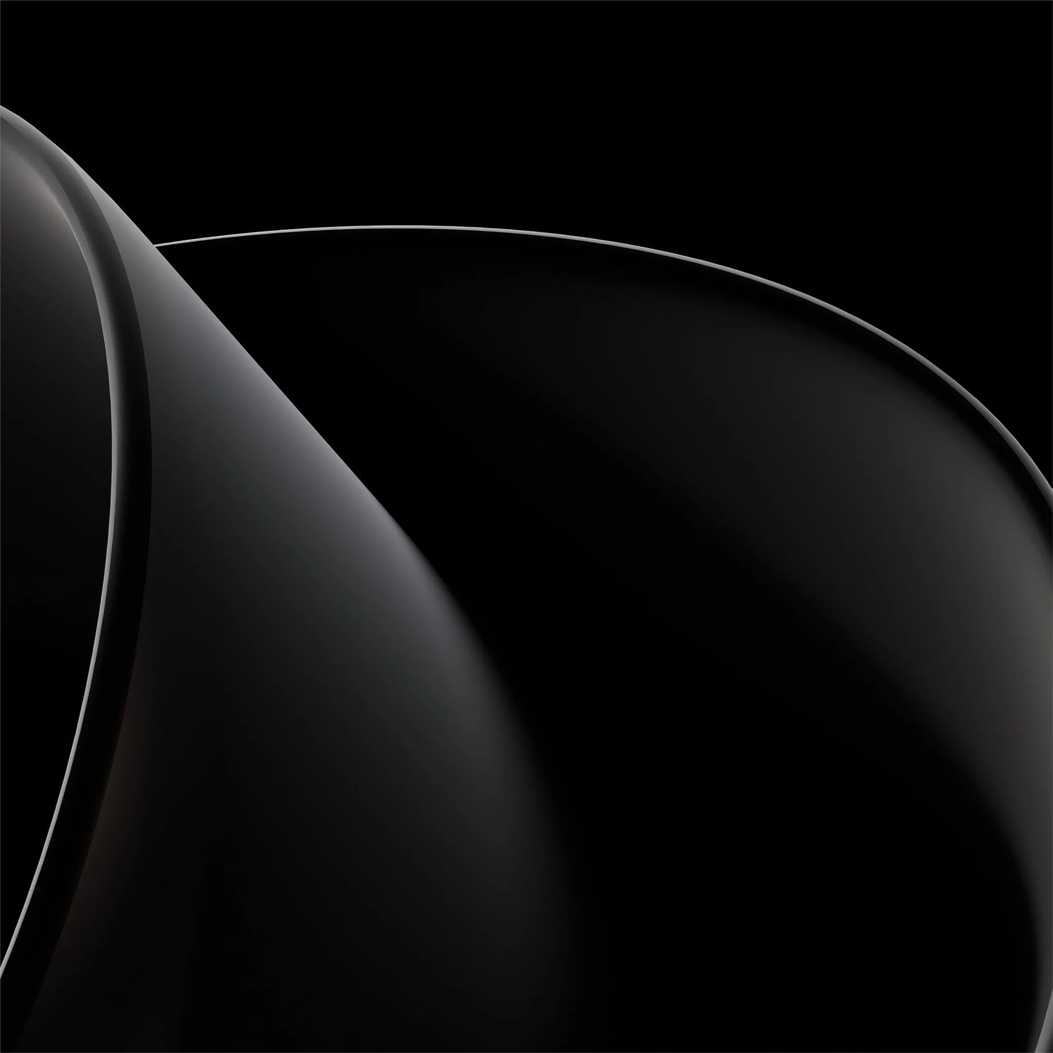 black shapes 5k iPad Air Wallpapers