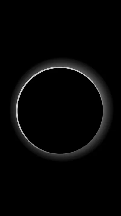 Total Eclipse Ring of Light HD Phone Wallpaper