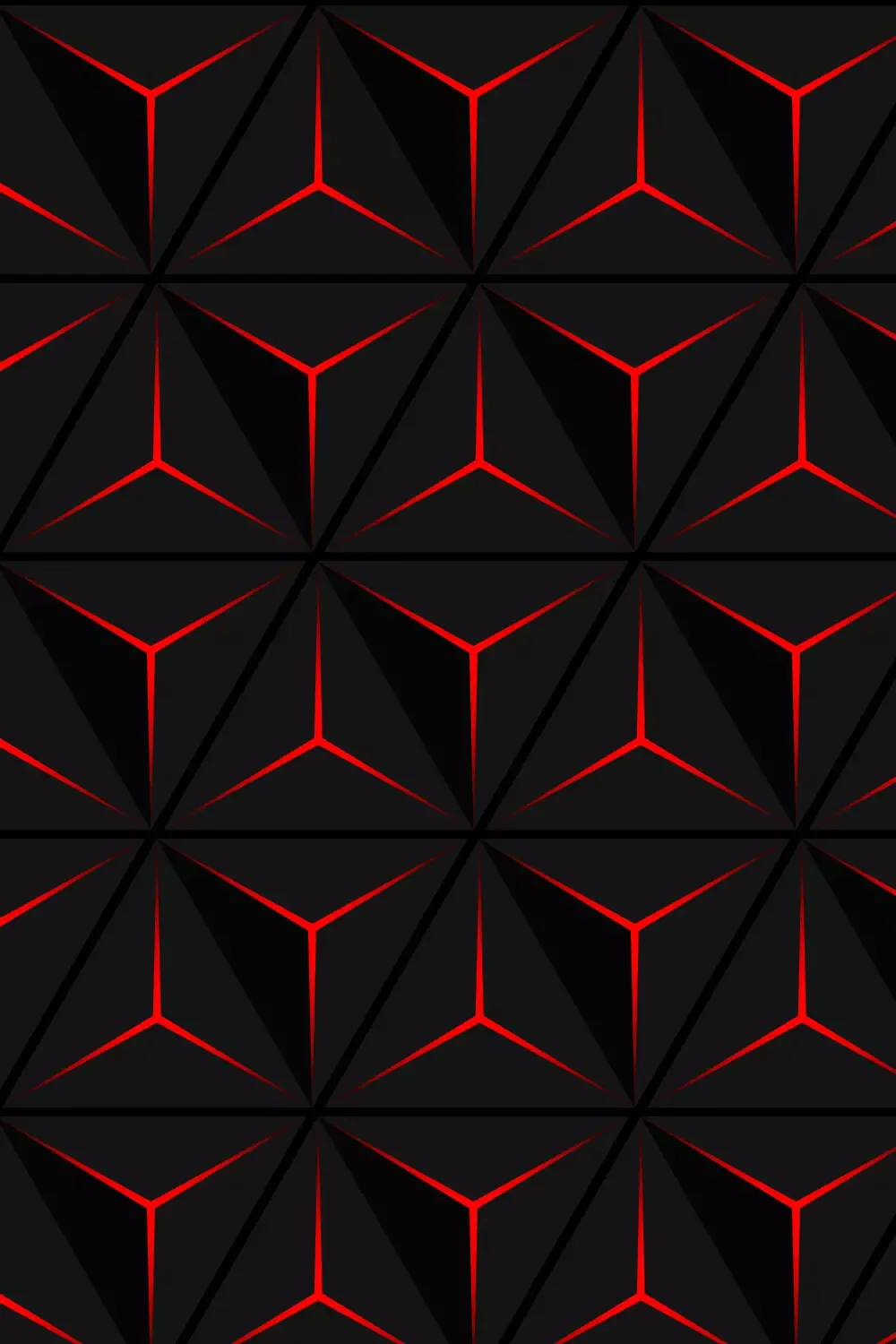 Smooth realistic geometric texture pattern 3d black background