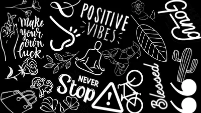 Text Aesthetic Desktop Wallpapers 4k, HD Backgrounds