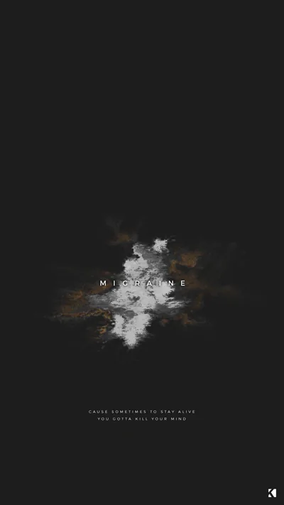 Pale Smoke Cloud on Near Black HD Phone Wallpaper