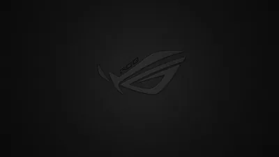 Dark Gaming Emblem on Charcoal HD Wallpaper
