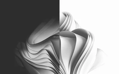 Windows 11 Dark & White Wallpaper