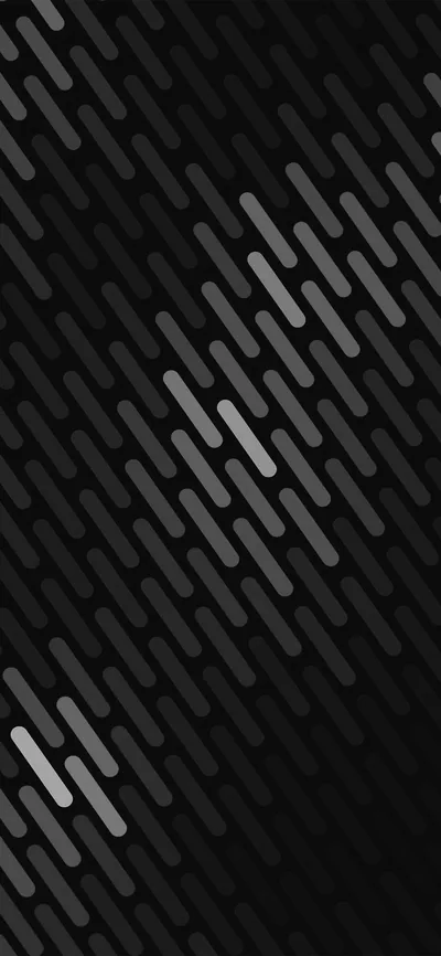 Diagonal Dash Pattern in Grey on Black HD Phone Wallpaper