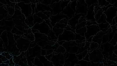 Cracked Fractal Veins on Black HD Wallpaper