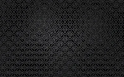 Subtle Damask Grid on Near Black HD Wallpaper