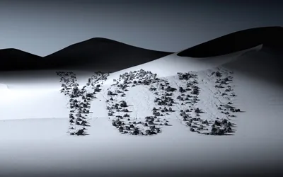 Rocks Spelling You Across Pale Dunes HD Wallpaper
