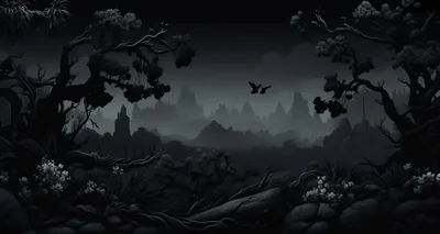 Resolution Dark Natural Landscape HD Black Aesthetic