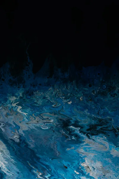 Wallpaper Blue Water With Black Background, Background Free Image