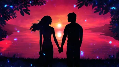 Couple Holding Hands Looking At Each Other Wallpaper, HD Love Wallpapers