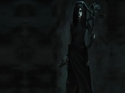 Phone wallpaper Demon, Dark, Witch, Halloween