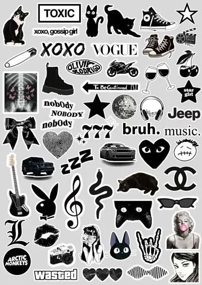 Lihat Shuffle l0vinlys black aesthetic, black things, moon black