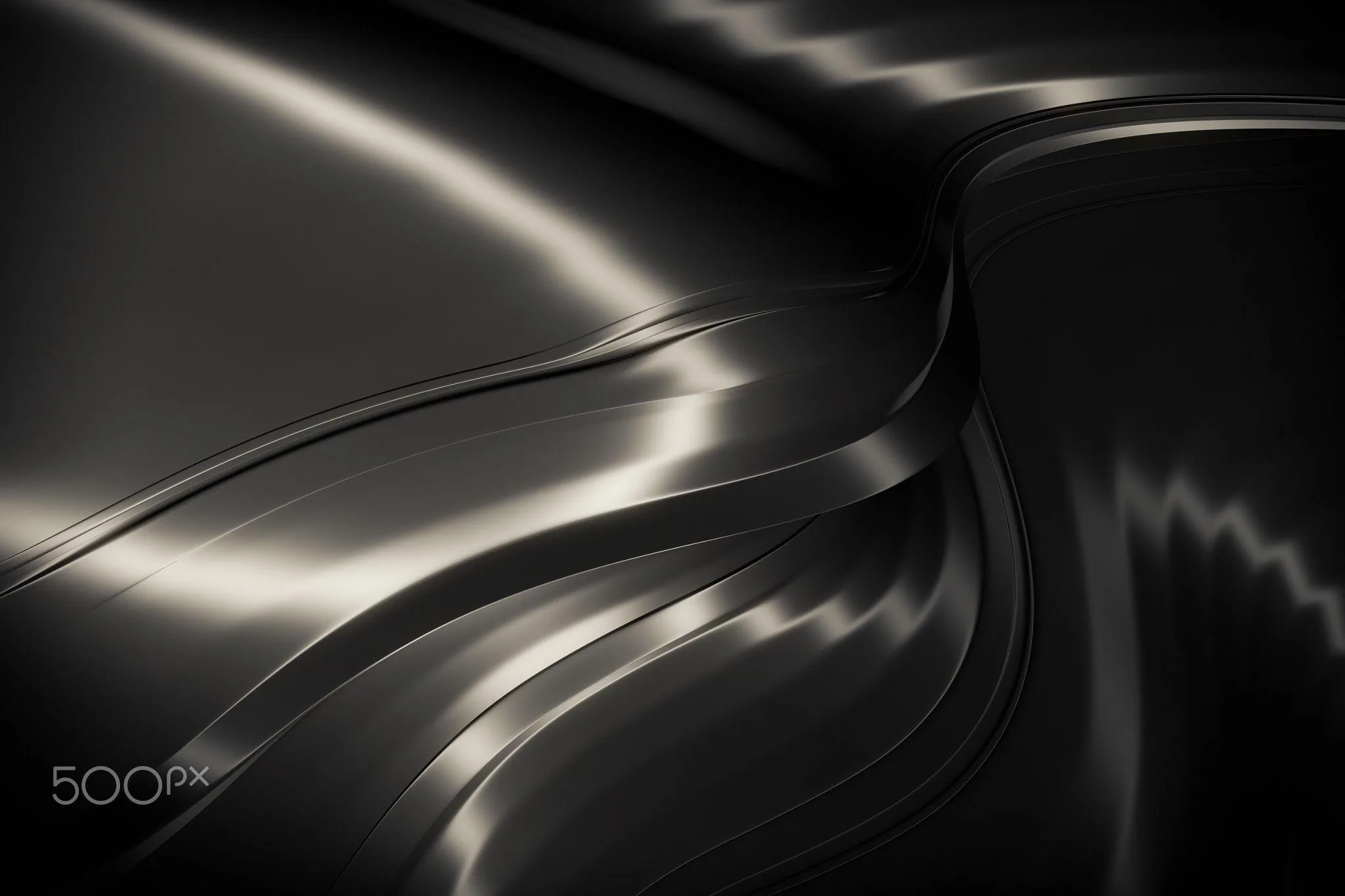 High Gloss Black Wallpaper