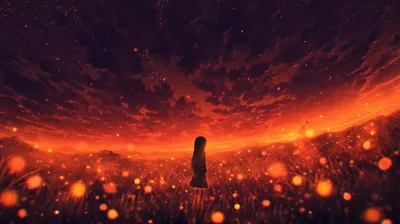 Cool Anime Alone Girl Art Wallpaper, HD Artist 4K Wallpapers, Images