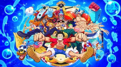 One Piece 4K Ultra HD Straw Hat Crew Bubble Seas Wallpaper