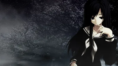 Black Anime Wallpaper Background