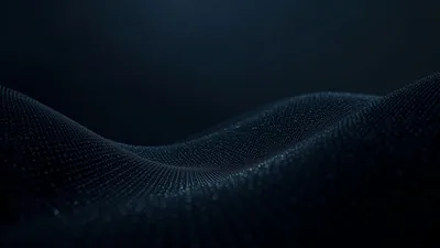 Minimal Dots on Deep Black Full HD Wallpaper