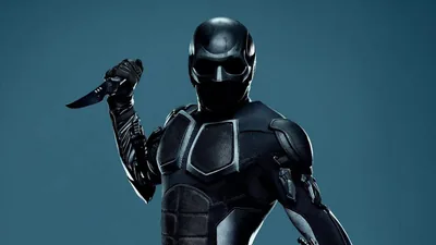 Armoured Vigilante with a Knife HD Wallpaper