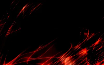 Red Light Streaks on Black HD Wallpaper