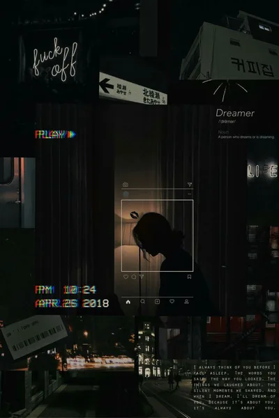 Black Vintage Aesthetic Wallpaper