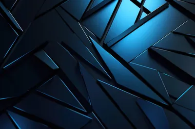 Blue Black Gradient Aesthetic Wallpaper