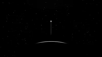 simple, Simple background, Minimalism, Black background, Space