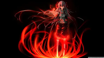 Anime Red And Black Manga Series Desktop Wallpaper