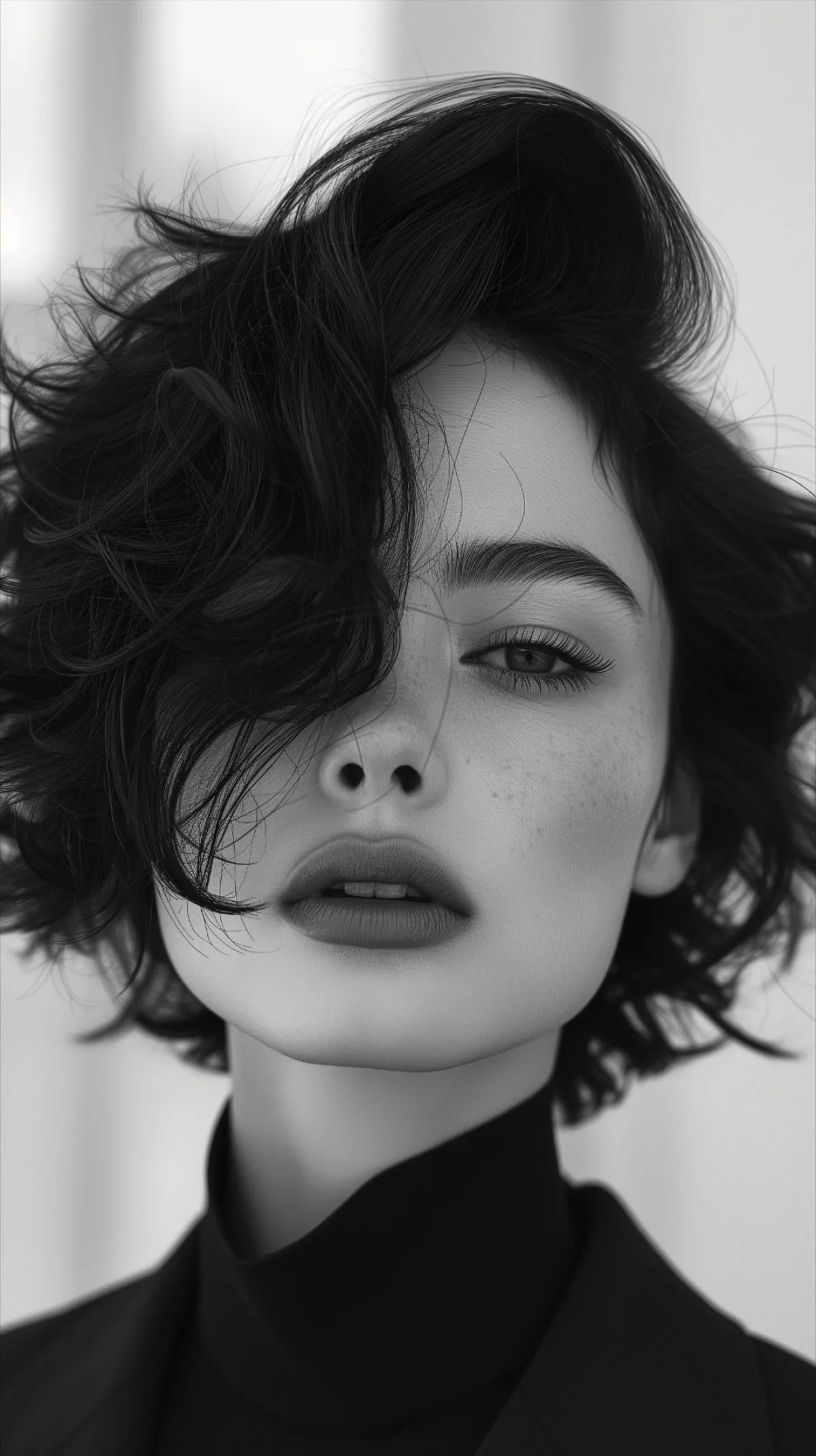 Plain Black Portrait Wallpaper