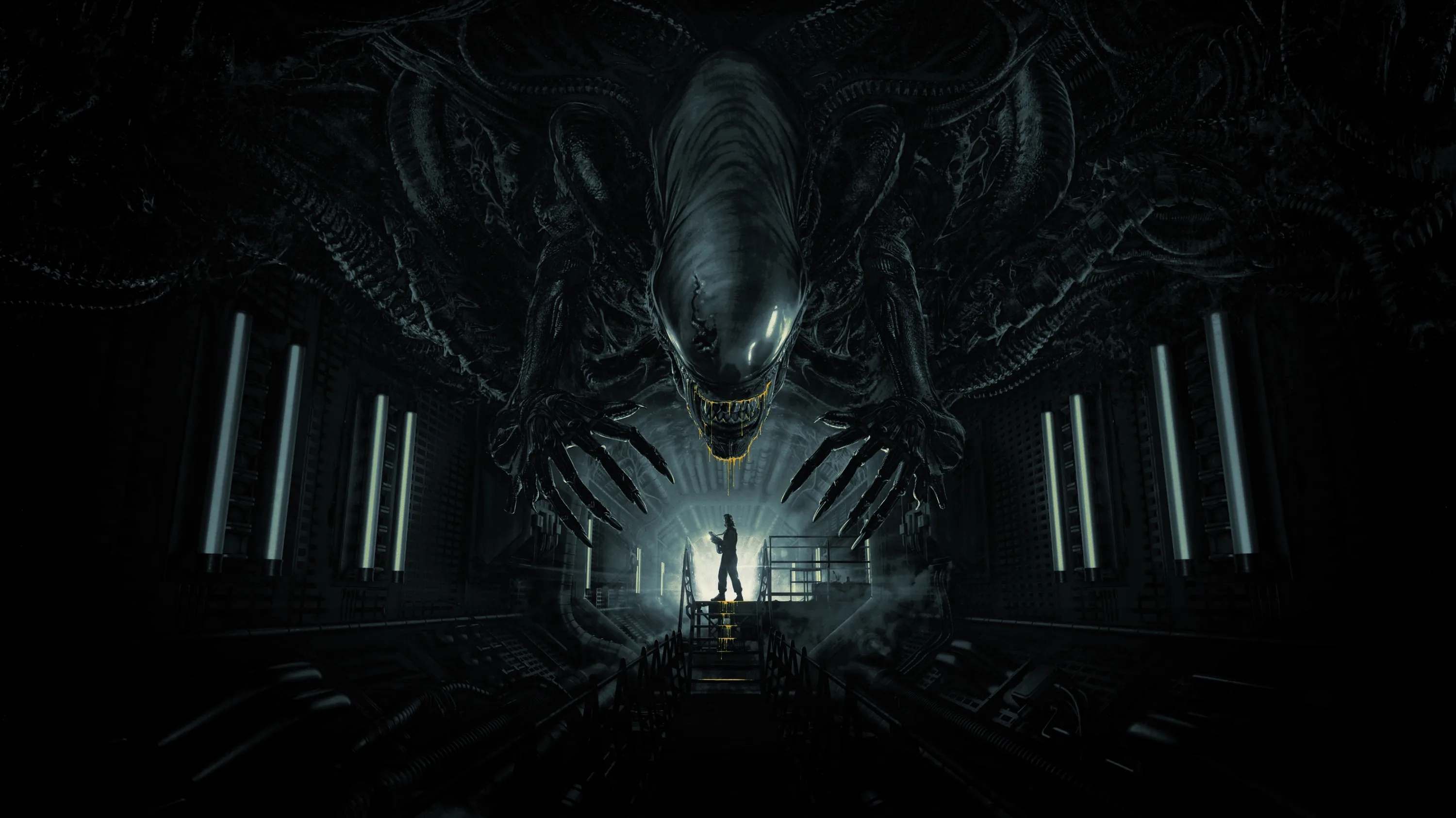 Alien Romulus Wallpaper 4K, Dark theme, Movies