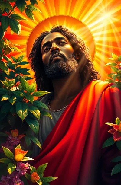 Black Jesus Phone Wallpaper