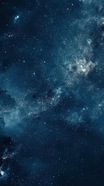 Dark Navy Sky with Faint Stars HD Phone Wallpaper