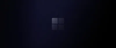 Faint Windows Logo on Deep Navy HD Wallpaper