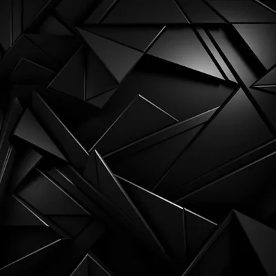 Dark Geometric Wallpaper Black Wallpapers