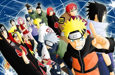 Full Cast Poster in Blue HD Wallpaper