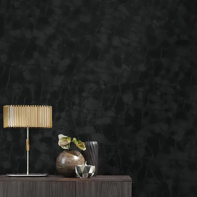 Yasinet Peel and Stick Wallpaper Black Removable Wallpaper Modern Black
