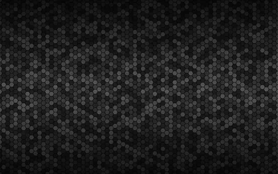 Dark Hexagon Mosaic Texture HD Wallpaper